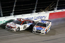 A.J. Allmendinger, JTG Daugherty Racing Chevrolet, in trouble
