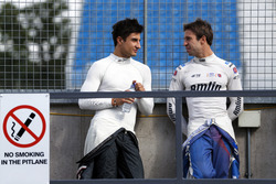 Mitch Evans, Jaguar Racing, e Antonio Felix da Costa, Amlin Andretti Formula E Team