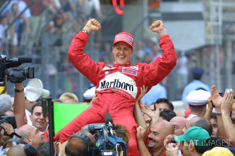 Winnaar Michael Schumacher, Ferrari F2001