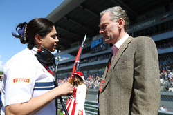 Monisha Kaltenborn, Team Principal Sauber, Sean Bratches, directeur des opérations commerciales, Formula One Group