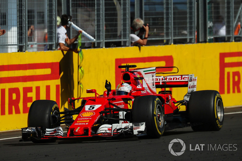 Переможець Себастьян Феттель, Ferrari