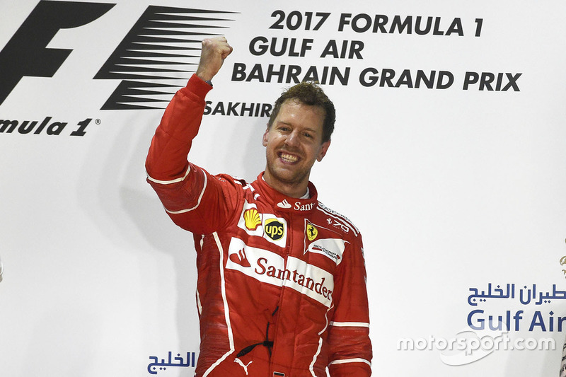 Podium: winner Sebastian Vettel, Ferrari | Forma-1 Képek ...