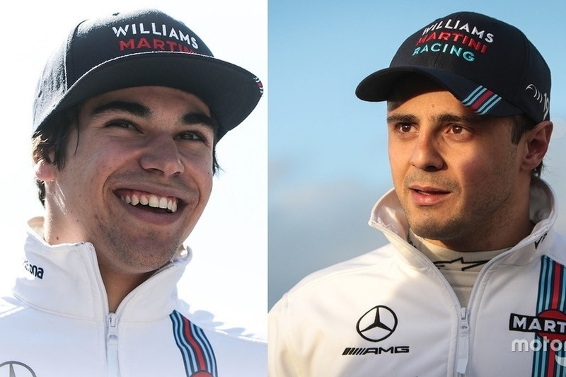 Lance Stroll y Felipe Massa, pilotos de Williams