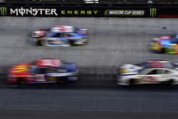 A general view passing the Monster Energy sign