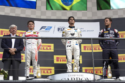 Podium: winner Sergio Sette Camara, MP Motorsport, second place Nyck De Vries, Racing Engineering, third place Luca Ghiotto, RUSSIAN TIME