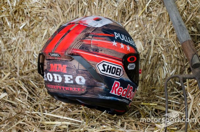 Marc Marquez, Repsol Honda Team, casco diseño especial GP Américas