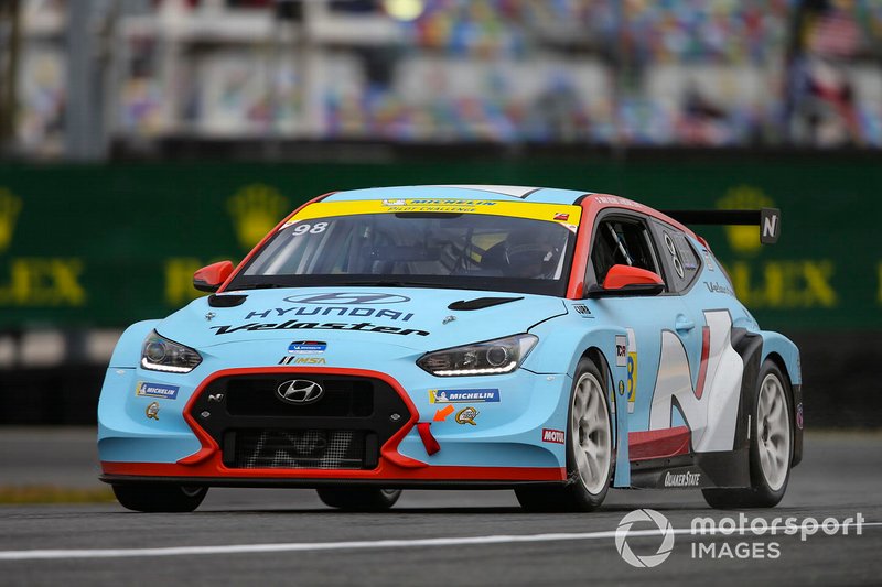 #98 Byan Herta Autosport W Curb-Agajanian Hyundai Veloster N TCR, TCR: Mark Wilkins, Michael Lewis