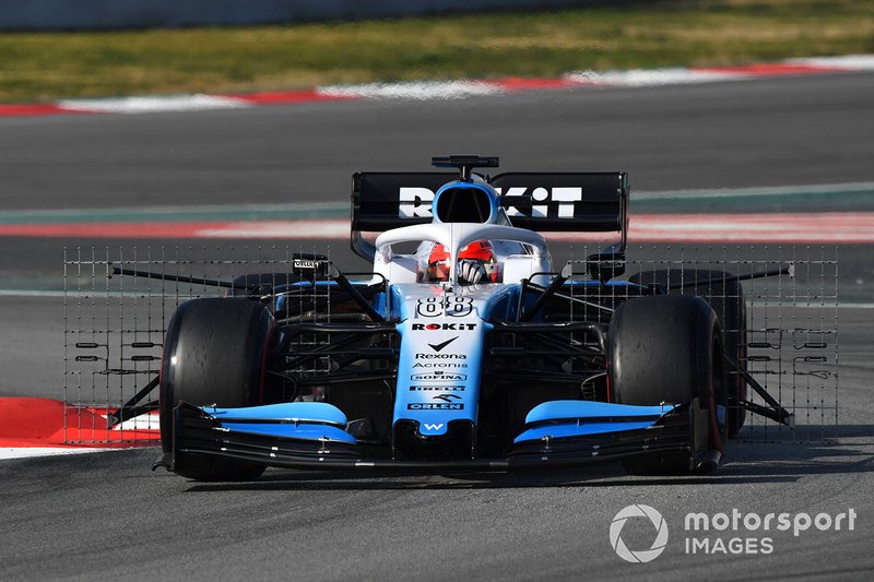 Robert Kubica, Williams FW42, con sensori aerodinamici