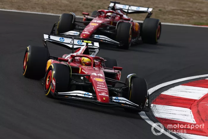 Charles Leclerc, Ferrari, Lewis Hamilton