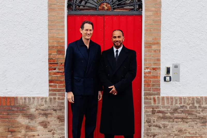 John Elkann, Lewis Hamilton, Ferrari
