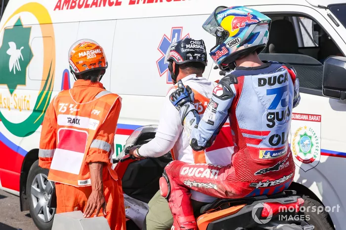 Alex Marquez, chute de Gresini Racing