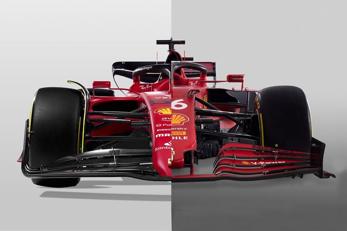 Comparación Ferrar F1-75 vs. SF21