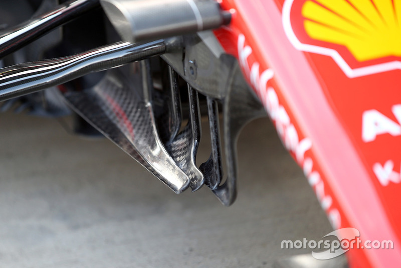 Ferrari SF71H, поворотні лопаті