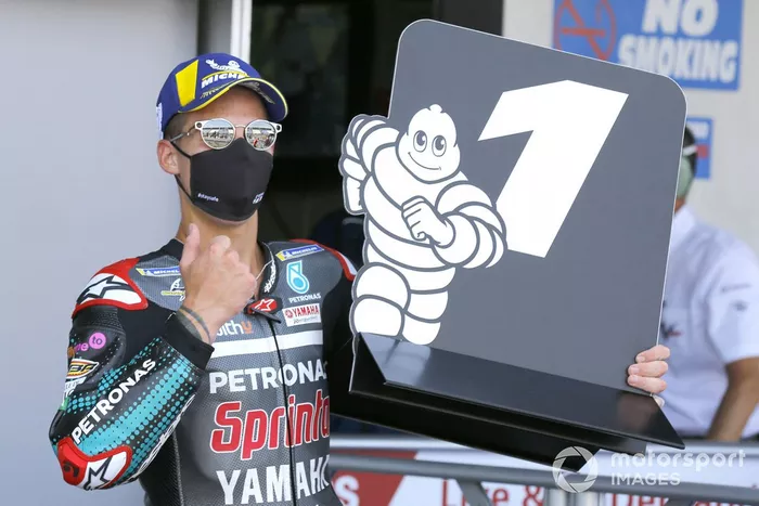 Ganador de la carrera Fabio Quartararo, Petronas Yamaha SRT