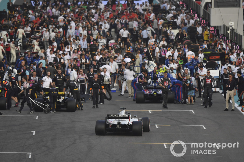A start előtt - Abu Dhabi Nagydíj - F1 2018