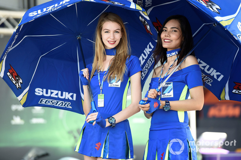 Rajtrácslányok a Thai Nagydíjról