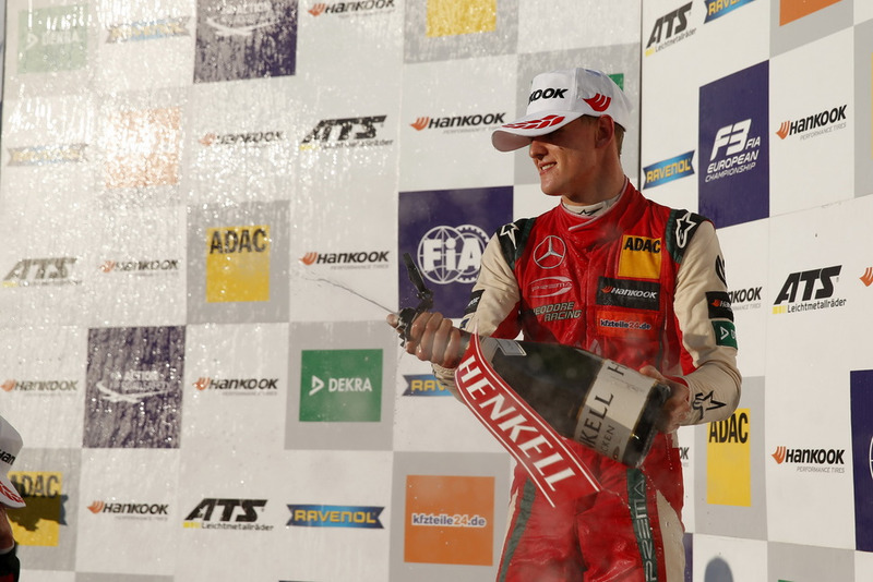 Podium: Mick Schumacher, PREMA Theodore Racing Dallara F317 - Mercedes-Benz