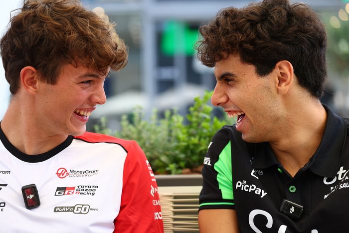 Oliver Bearman, Haas F1 Team, Gabriel Bortoleto, Sauber