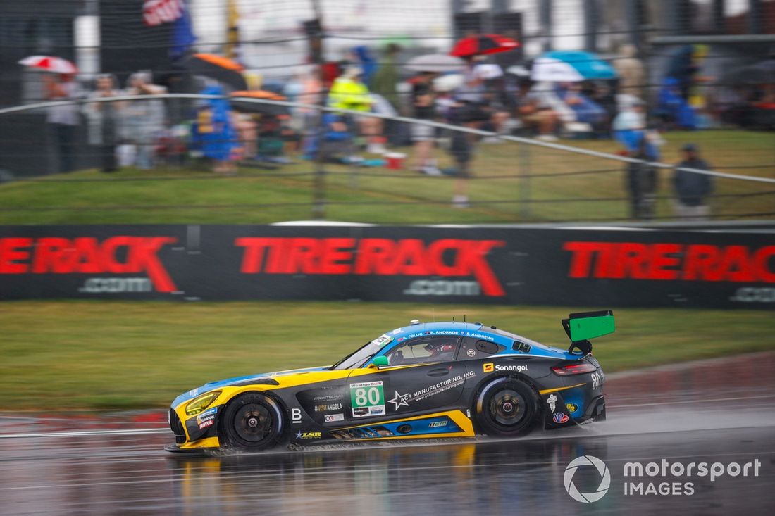 #80 Lone Star Racing Mercedes-AMG GT3: Salih Yoluc, Rui Pinto de Andrade, Scott Andrews
