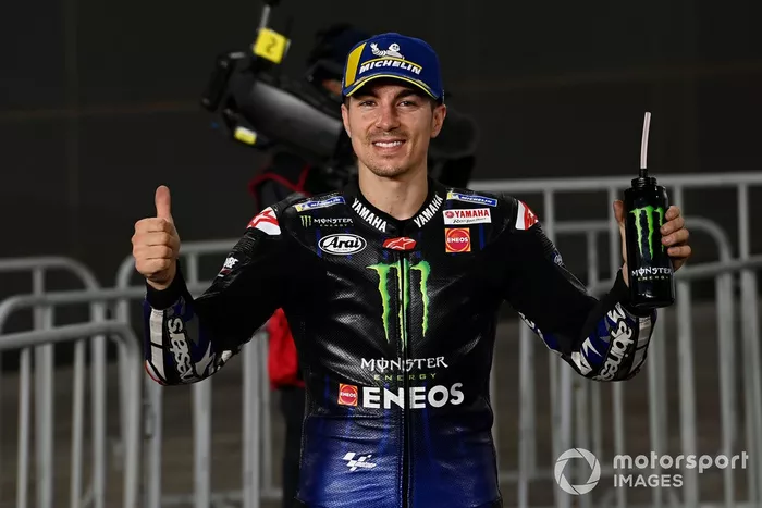 Il vincitore della gara Maverick Vinales, Yamaha Factory Racing