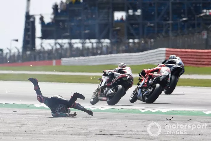 Acidente entre Fabio Quartararo e Dovizioso