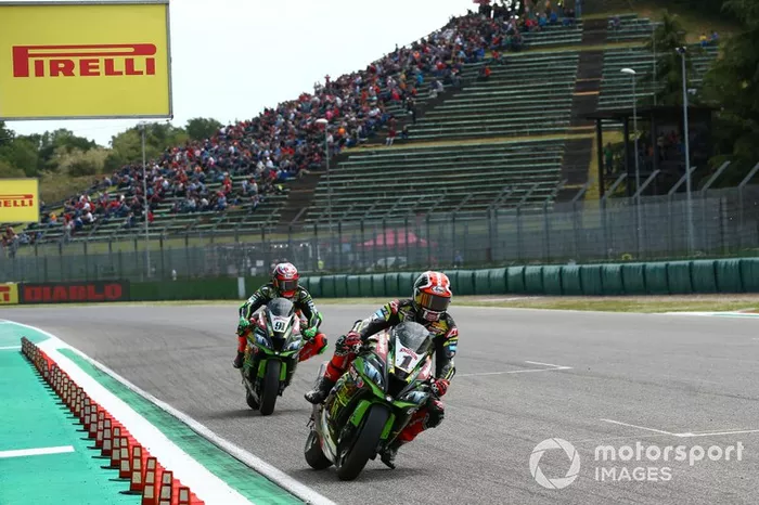 Jonathan Rea, Kawasaki Racing Team, Leon Haslam, Kawasaki Racing Team