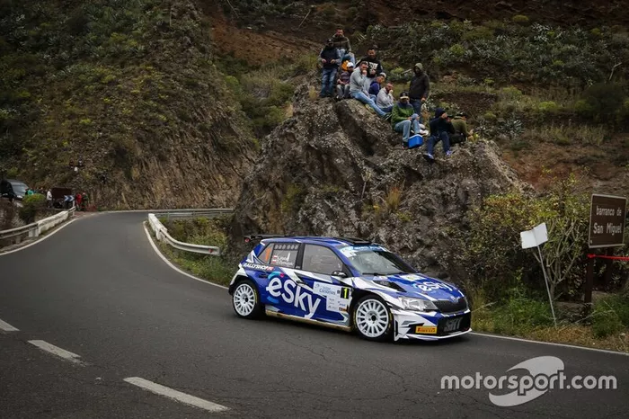 Lukasz Habaj, Daniel Dymurski, Skoda Fabia R5, Rally Islas Canarias, FIA ERC