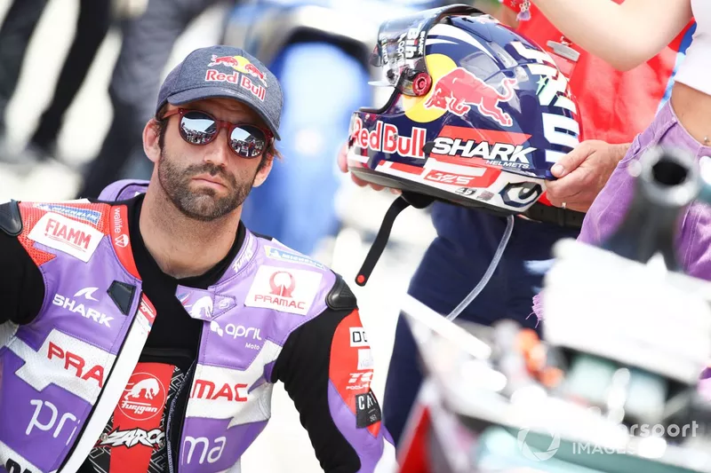 Johann Zarco sur la grille de départ