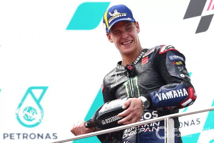 Podio: tercer lugar Fabio Quartararo, Yamaha Factory Racing