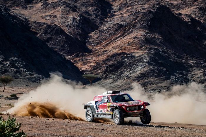 #302 JCW X-Raid Team: Stephane Peterhansel, Paulo Fiuza