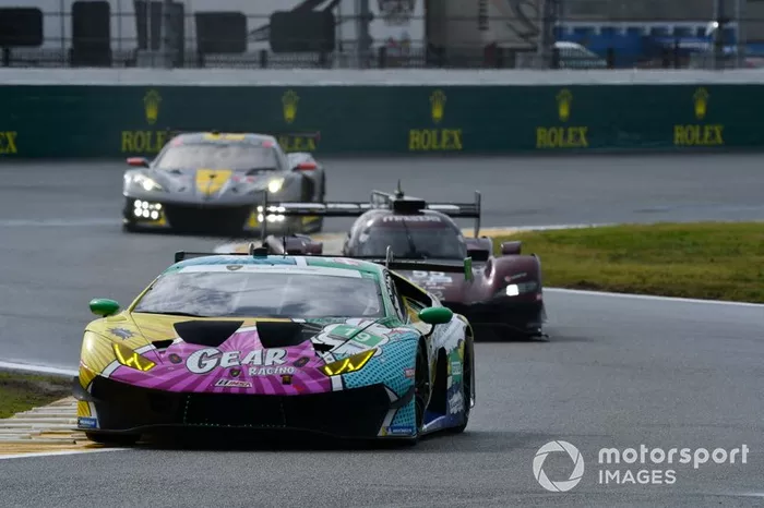 #19 GEAR Racing powered by GRT Grasser Lamborghini Huracan GT3, GTD: Christina Nielsen, Katherine Legge, Tatjana Calderon, Rahel Frey