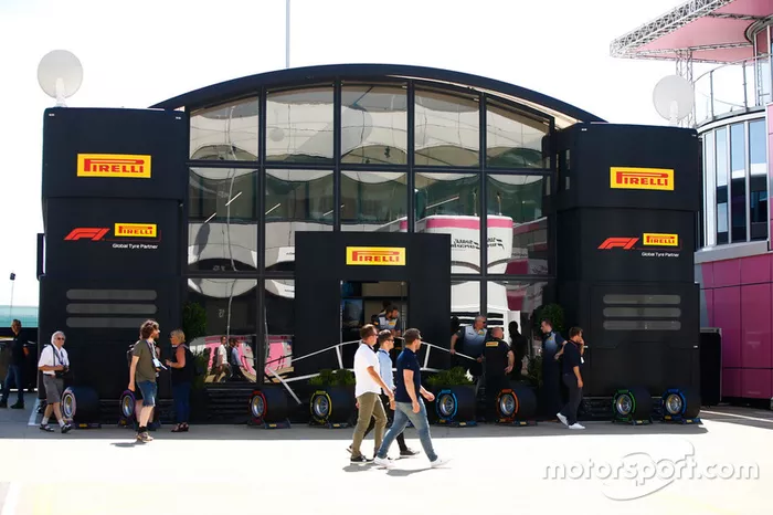 The Pirelli motorhome