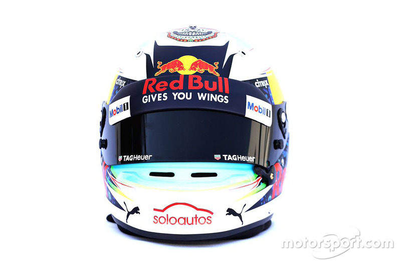 Capacete especial de Daniel Ricciardo, Red Bull Racing