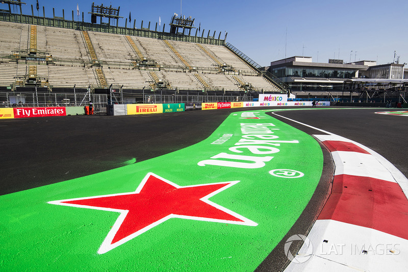Detalle del circuito del Autódromo Hermanos Rodríguez