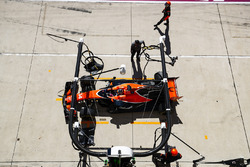 Fernando Alonso, McLaren MCL32, in the pits