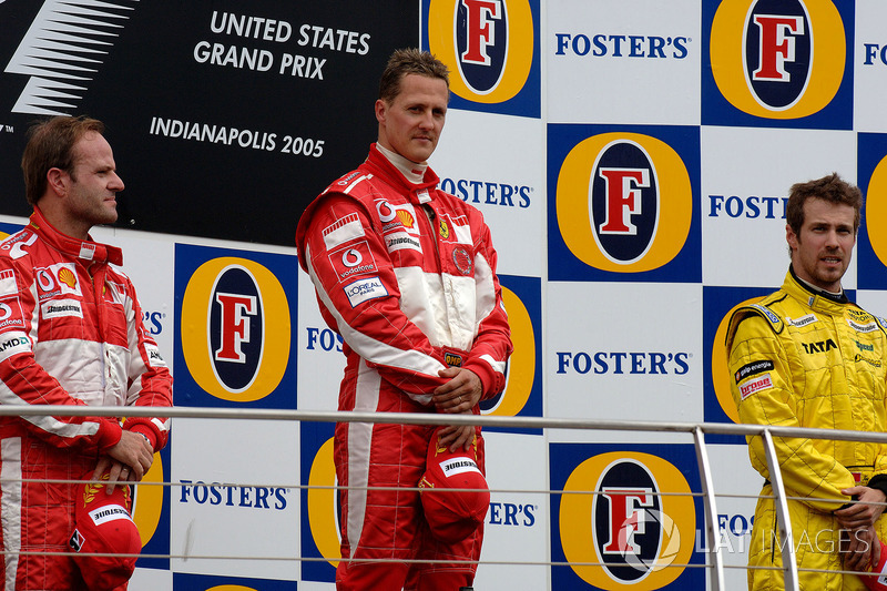 Podium: 1. Michael Schumacher, Ferrari; 2. Rubens Barrichello, Ferrari; 3. Tiago Monteiro, Jordan