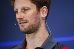 Romain Grosjean, Haas F1 Team, in the press conference