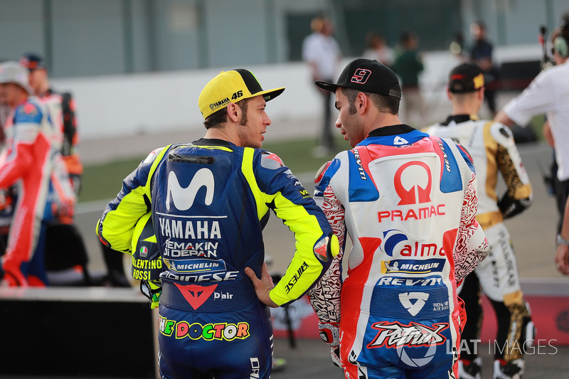 Валентино Россі, Yamaha Factory Racing, Даніло Петруччі, Pramac Racing