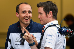 Robert Kubica, Williams and Rob Smedley, Williams Head of Vehicle Performance