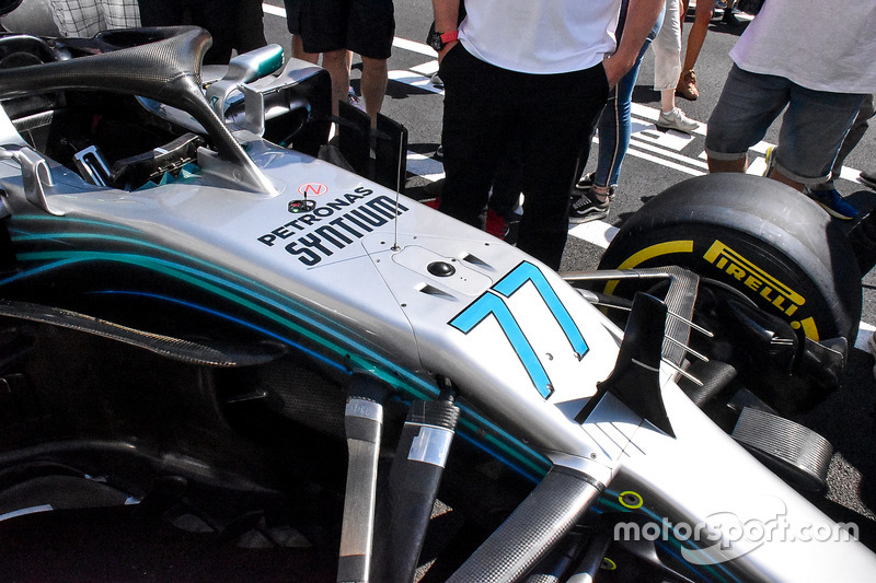 Detalle del Mercedes AMG F1 W09