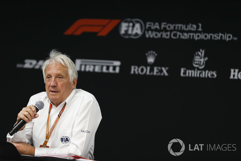 Charlie Whiting, Race Director, FIA