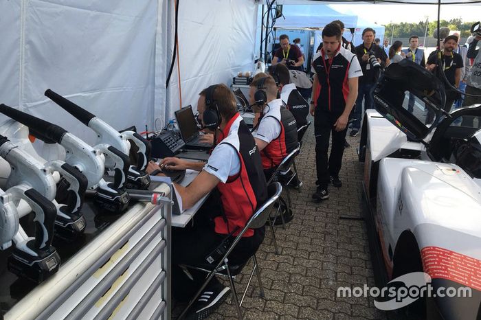 Miembros del equipo Porsche