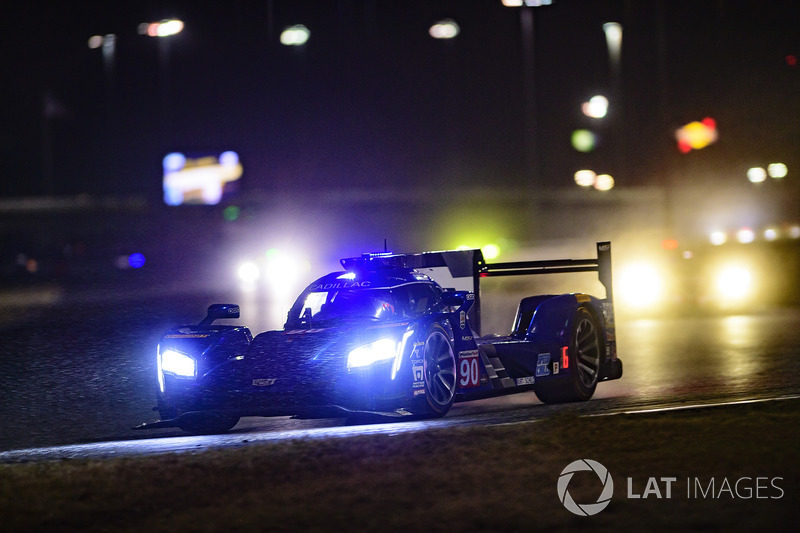4. #90 Spirit of Daytona Racing Cadillac DPi, P: Tristan Vautier, Matt McMurry, Eddie Cheever III rain