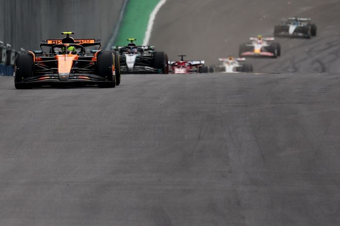 Charles Leclerc, Ferrari, Lando Norris, McLaren, Andrea Kimi Antonelli, Mercedes