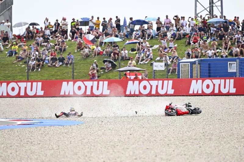 Joan Mir, accident Honda HRC