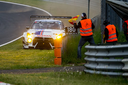 Unfall: #24 Team Zakspeed, Nissan GT-R Nismo GT3: Marc Gassner, Florian Strauß, Tom Coronel