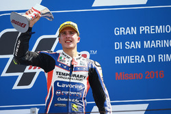 Il vincitore della gara Lorenzo Baldassarri, Forward Racing