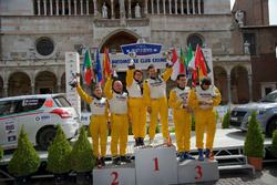 Il podio della Suzuki Rally Cup