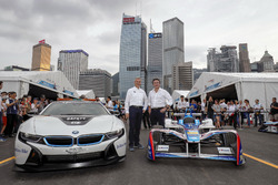 Jens Marquardt, directeur de BMW Motorsport, avec Alejandro Agag, directeur général de la Formule E