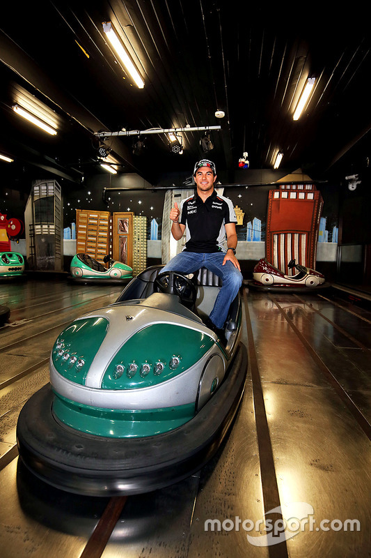 Sergio Pérez, Sahara Force India F1 visita Luna Park